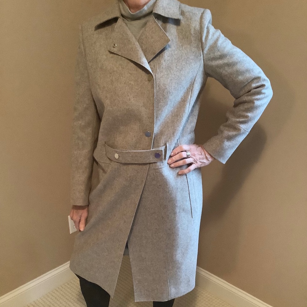 NWOT. French Connection mid calf coat.